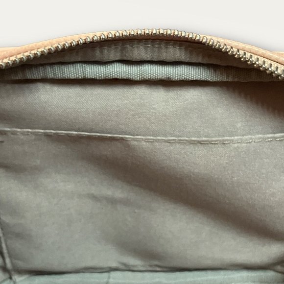 Adrienne Vittadini Dusty Rose Pink Pebbled type design Crossbody Bag Purse - Picture 10 of 15